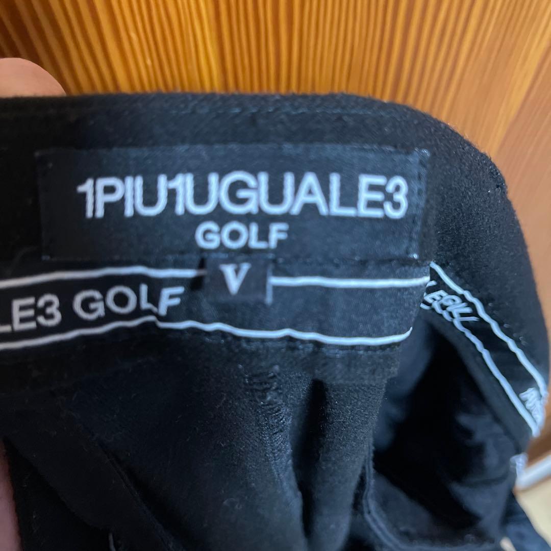 1PIU1UGUALE3折り鶴刺繍 ブラックパンツ