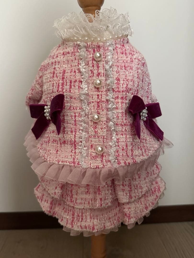 luxebirdieアデルSSワンピジャケットバレッタ3点セットリュクスバーディ