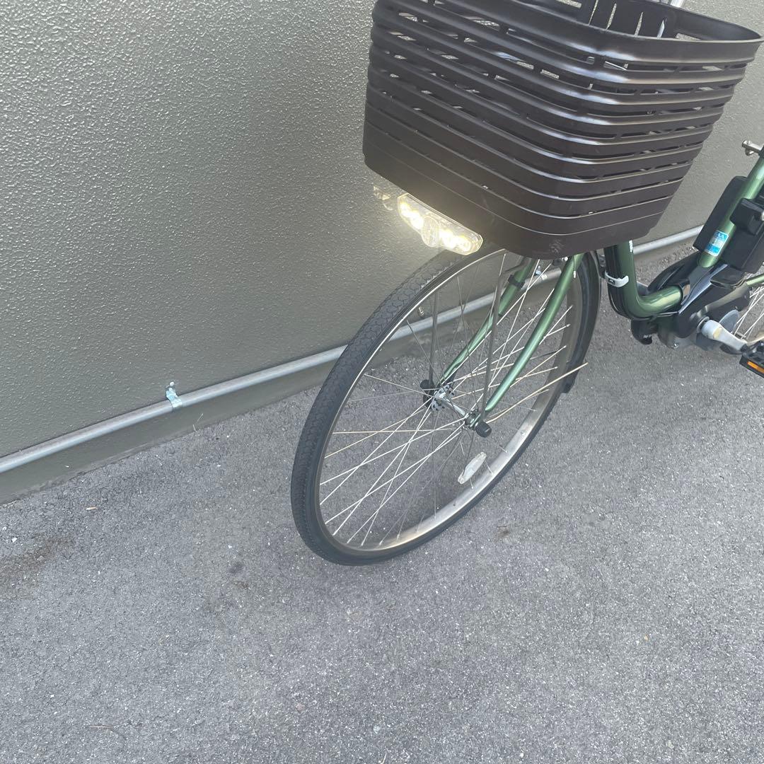 パナソニック電動アシスト自転車26インチ バッテリー16Ah グリーン