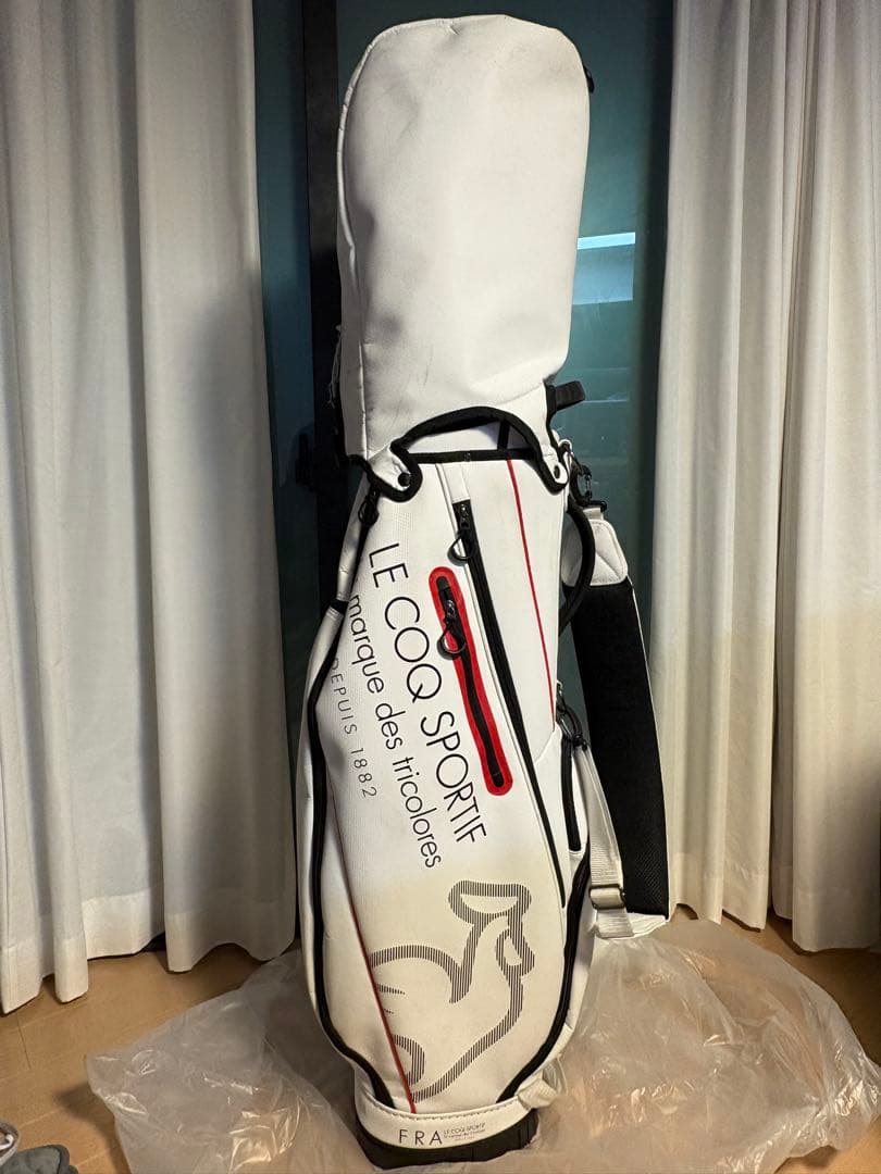 LE COQ SPORTIF キャディバッグ ホワイト
