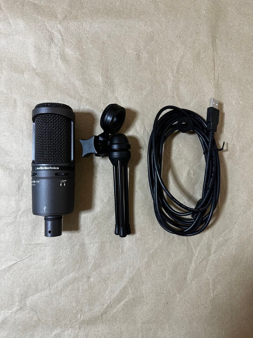 audio-technica AT2020USB+ コンデンサーマイク　使用僅少