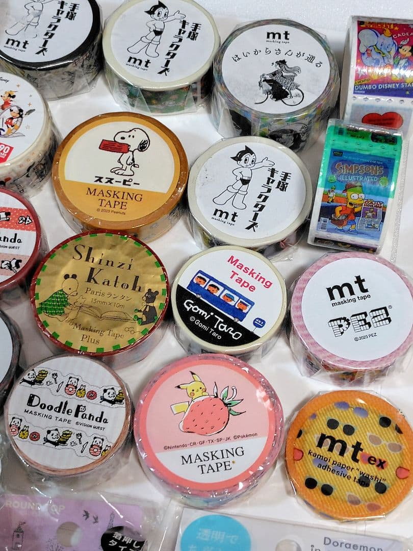 マスキングテープ41個＋養生テープ2個＋リラックマロール付箋メモ