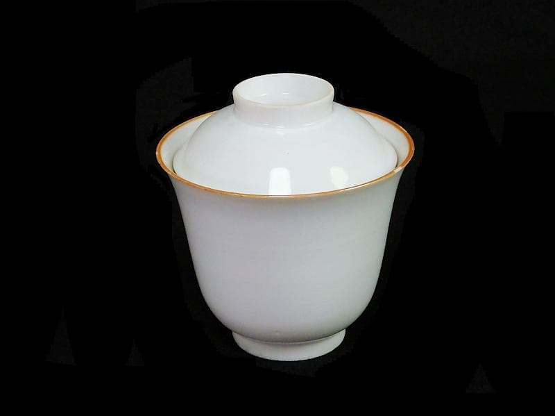 古伊万里　白磁　蓋向付　江戸中期　C358AS-fbjr