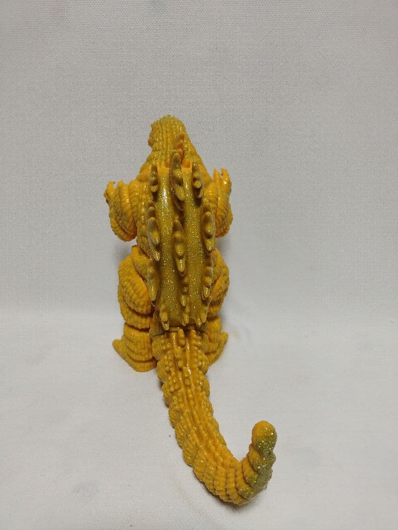 中古品 Marmit マーミット ゴジラ デスゴジ 肌色 ソフビ ラメ 22cm