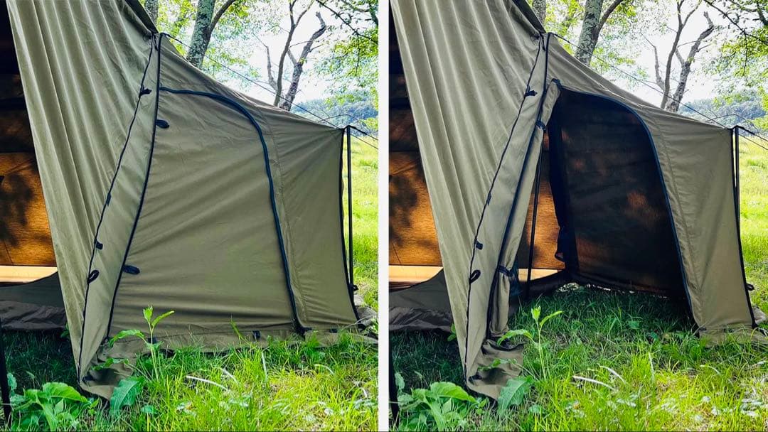 【軍幕男前テント】マギーTC ＋ エクステンションシート ＋ Gilリフレクター