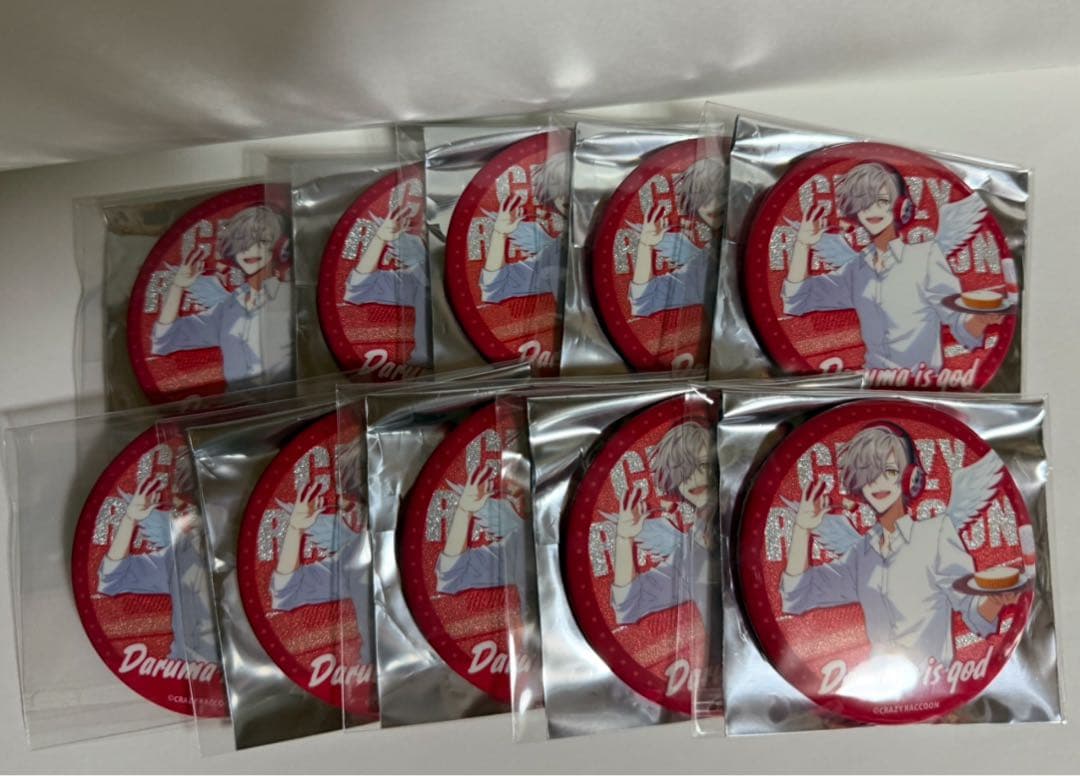 だるまいずごっど缶バッジ 10個セット