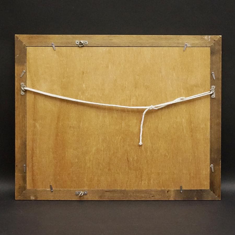 難波平人 風景画 水彩画 絵画 肉筆 額装 アート 美術 芸術 直筆