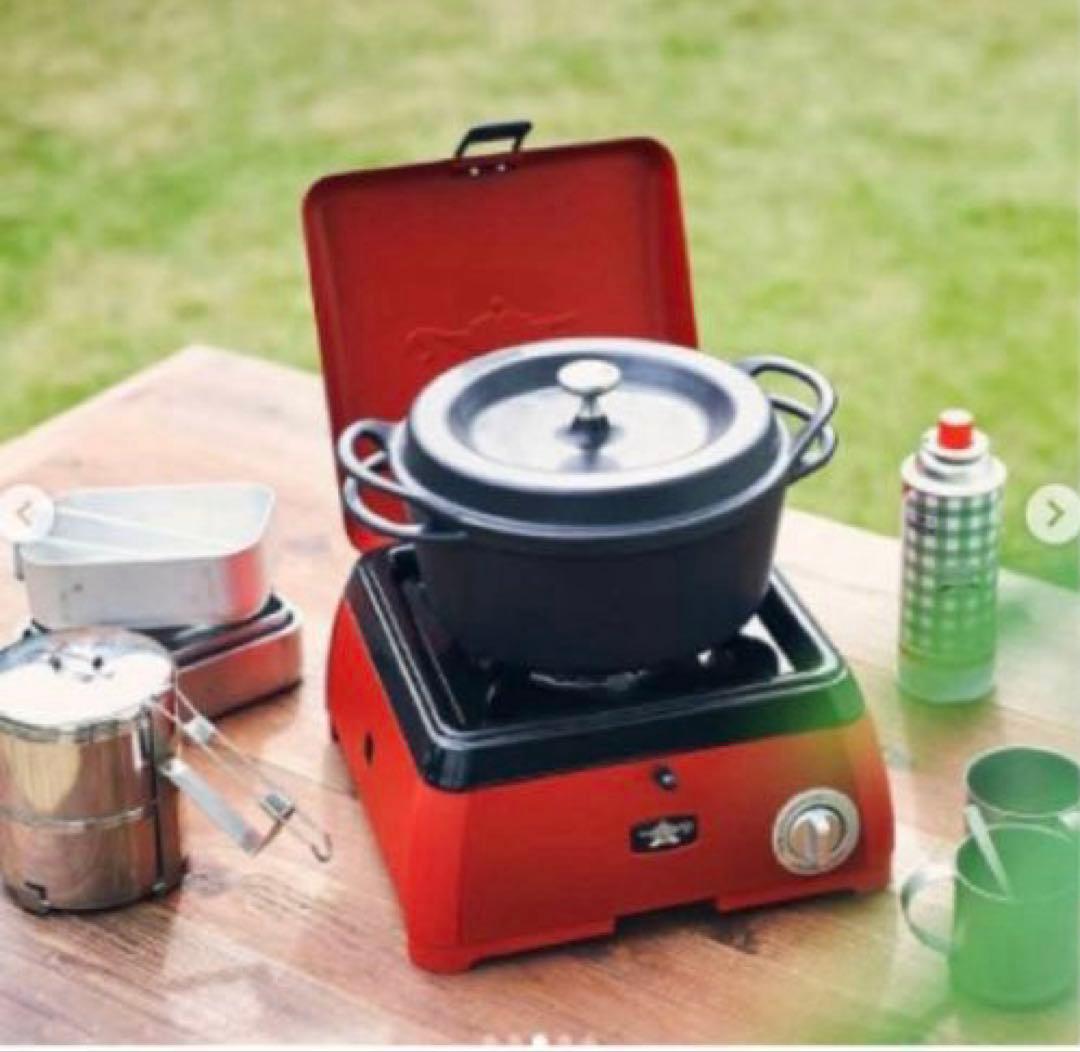 アラジン　レッド　新品未使用 アウトドアkama-do SAG-K29A コンロ