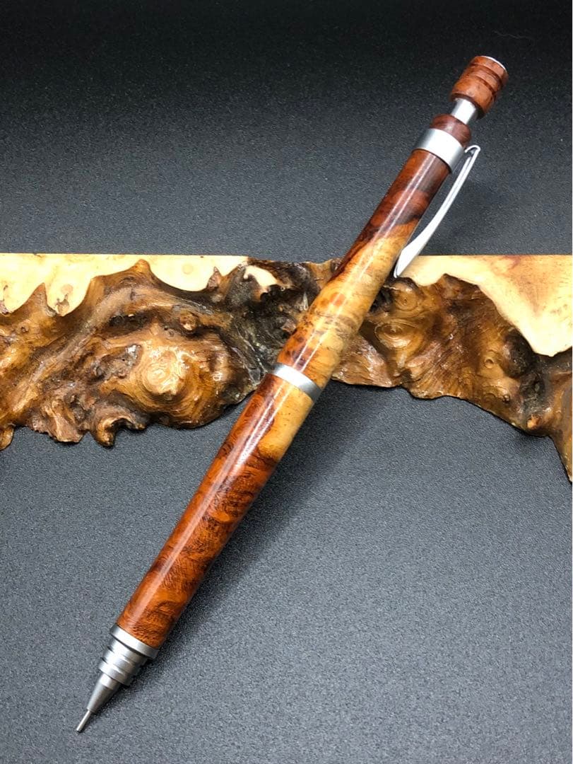 pilot パイロットS20シャープペンシル0.5mm花梨瘤/紅白