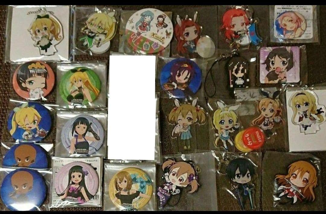 ソードアート・オンライン SAO セーラー マルイ カード シール 缶バッジ