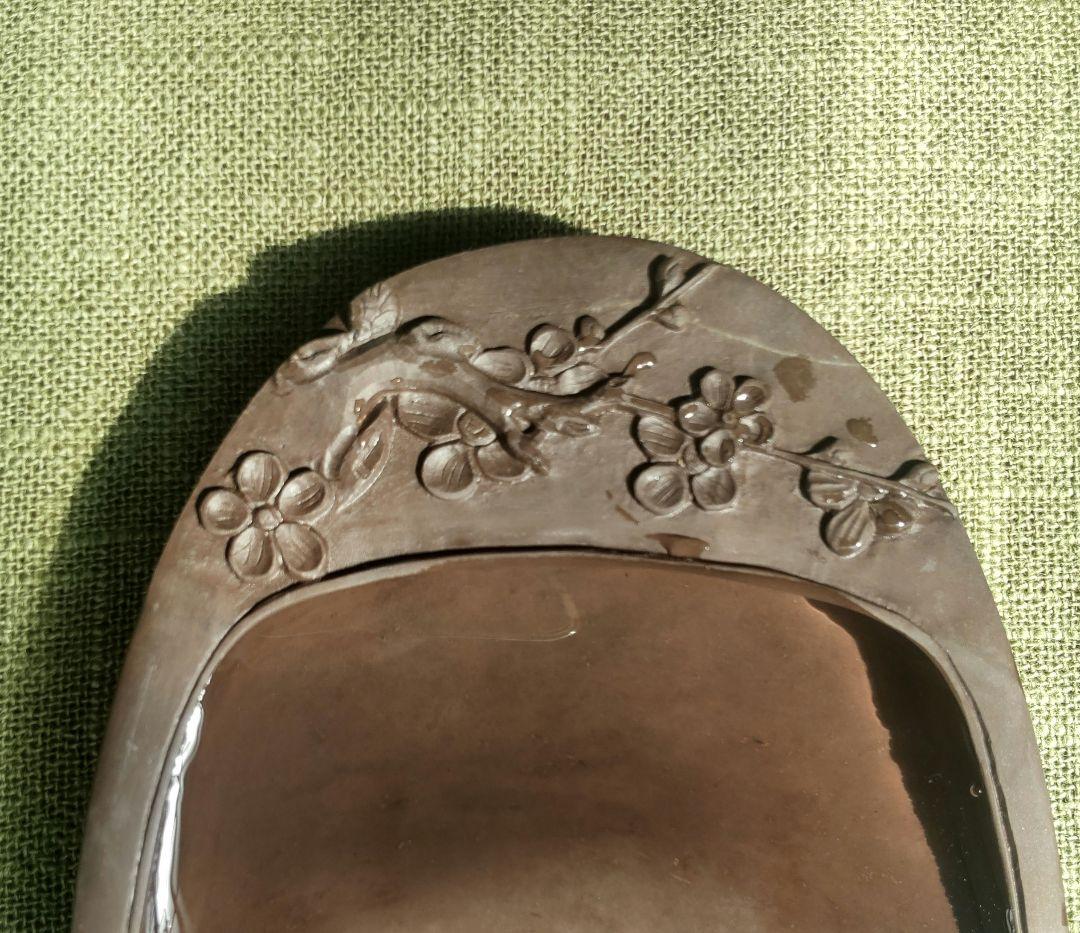 69*Z276書道 硯 墨 端渓硯 梅 赤間硯 龍渓硯 骨董