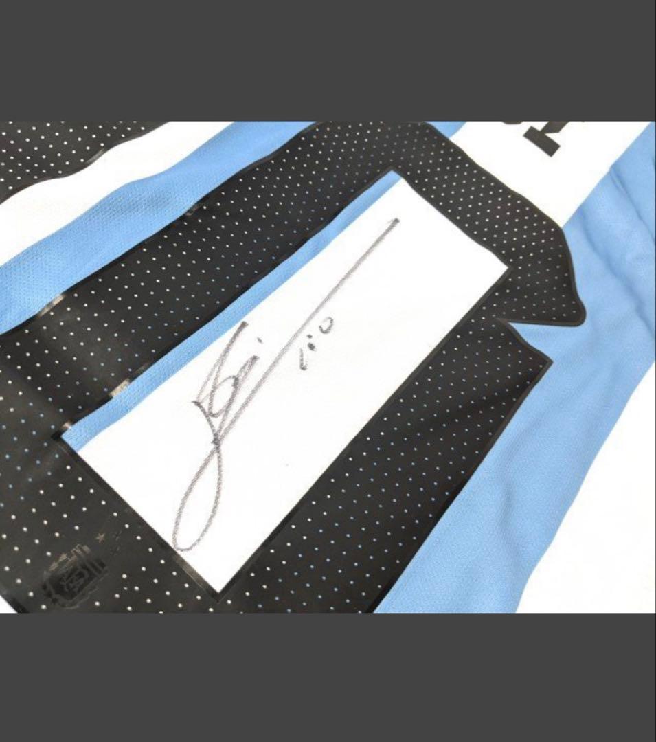 メッシ　サインユニフォーム　アルゼンチン2022-2023