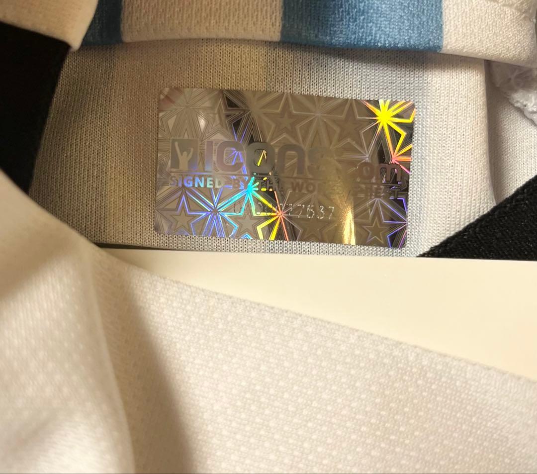 メッシ　サインユニフォーム　アルゼンチン2022-2023