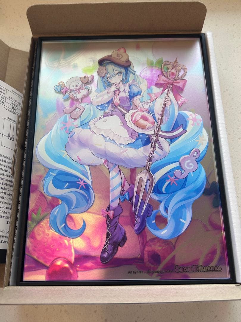  miku 2026 雪ミク スタンド式 a5パブミラー ②