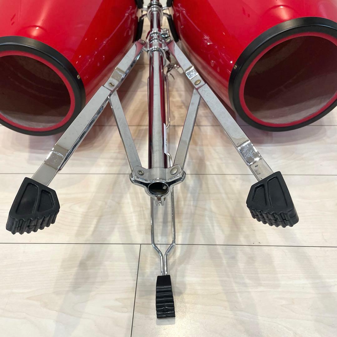 未使用・希少【LP Aspire】コンガセット 10\"&11\" ダブルスタンド付