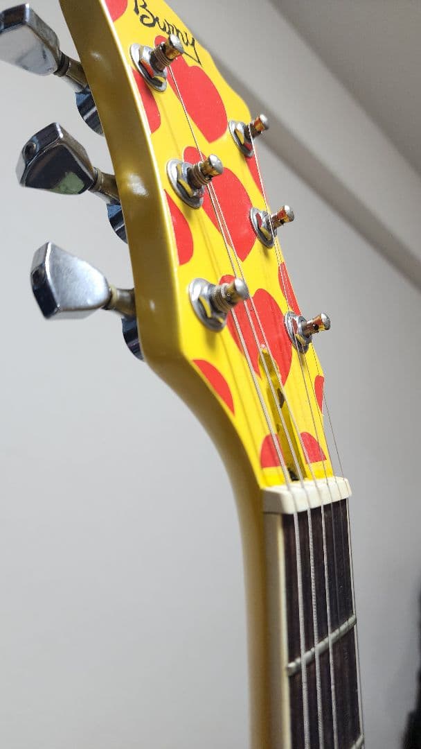 フェルナンデスハムバッカー hideモデルタイプ イエローハートモッキンバード