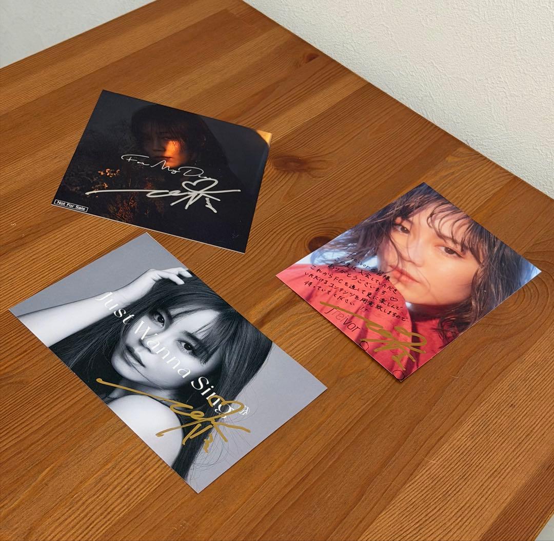 鷲尾伶菜 直筆サイン入り ポストカード等まとめ売り