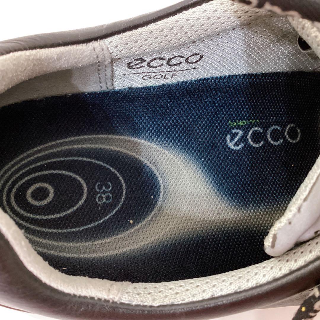 美品✨ECCO エコー ゴルフシューズ　バイオム24cm 黒 レザー