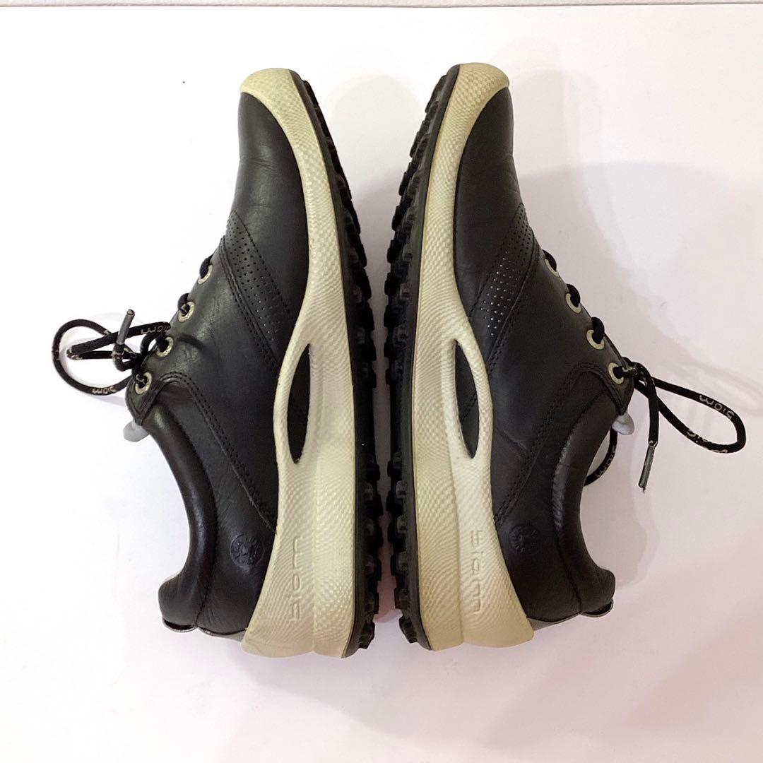 美品✨ECCO エコー ゴルフシューズ　バイオム24cm 黒 レザー