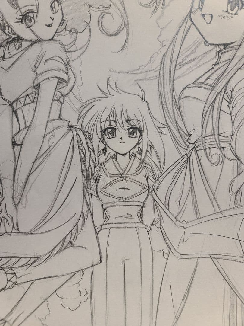 伝心　まもって守護月天！　直筆原画