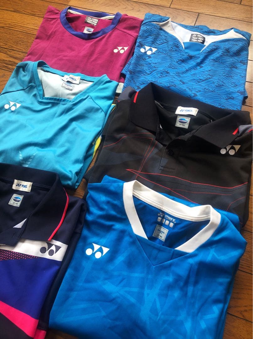 YONEX ヨネックス ソフトテニス バドミントン ゲームシャツ 6枚セット