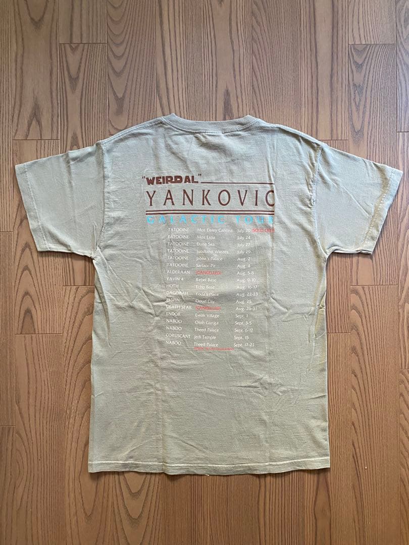 激レア 美品 YANKOVIC ヤンコビック ビンテージ ツアー Tシャツ