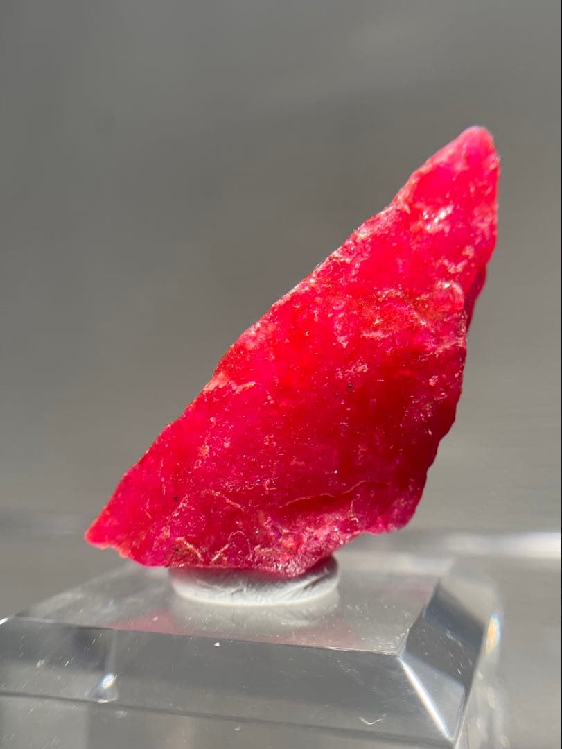 【巨大】ルビー コランダム 原石 結晶 172Ct ソーティング付き 鉱物標本