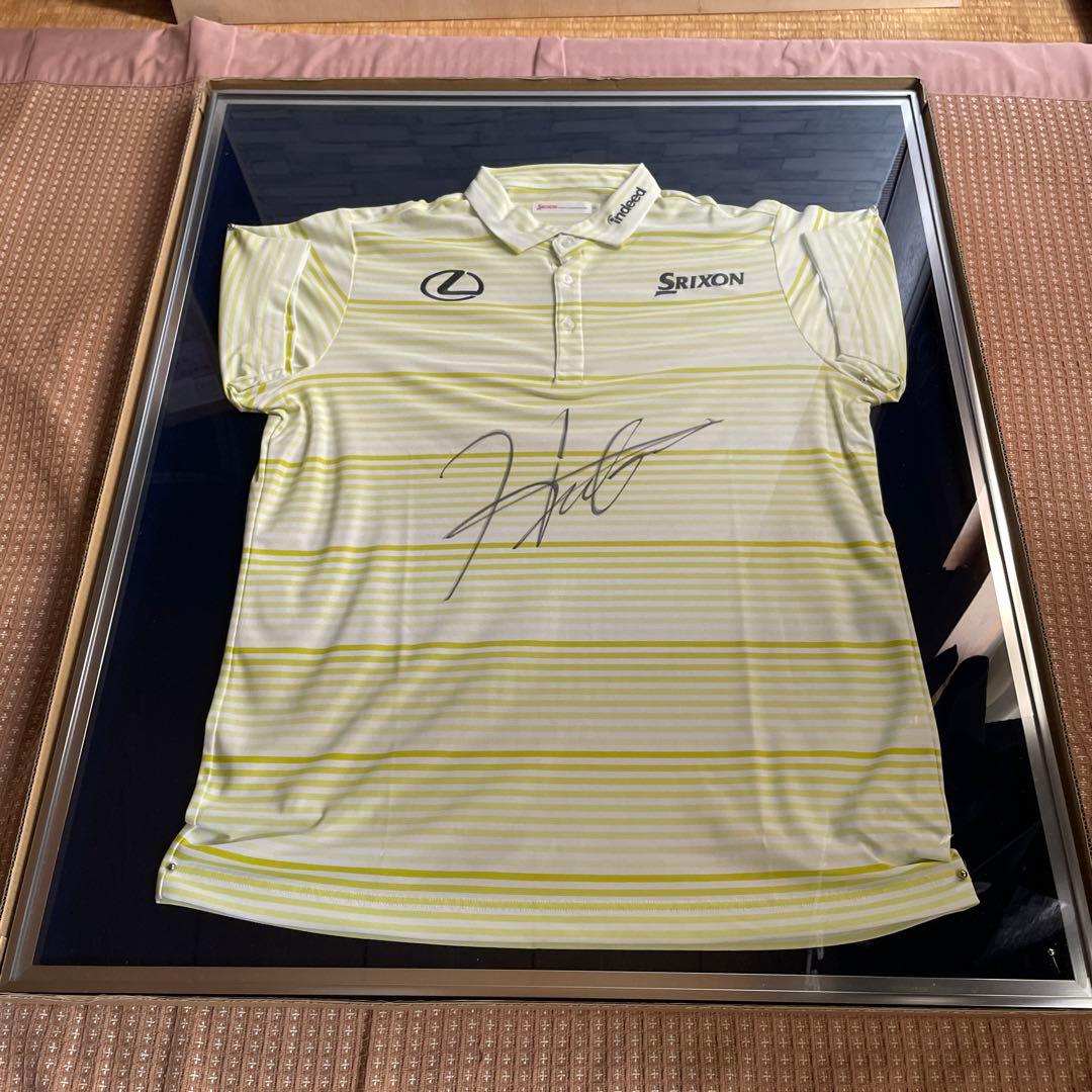【マスターズ優勝】松山英樹選手サイン入りレプリカウェア懸賞当選品 当選通知書付き