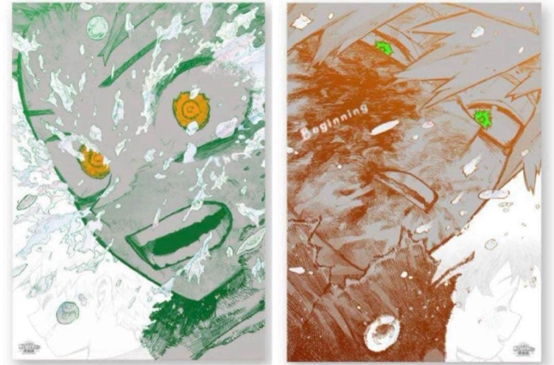 c*o様 ヒロアカ原画展展　A2アートポスター　2枚セット