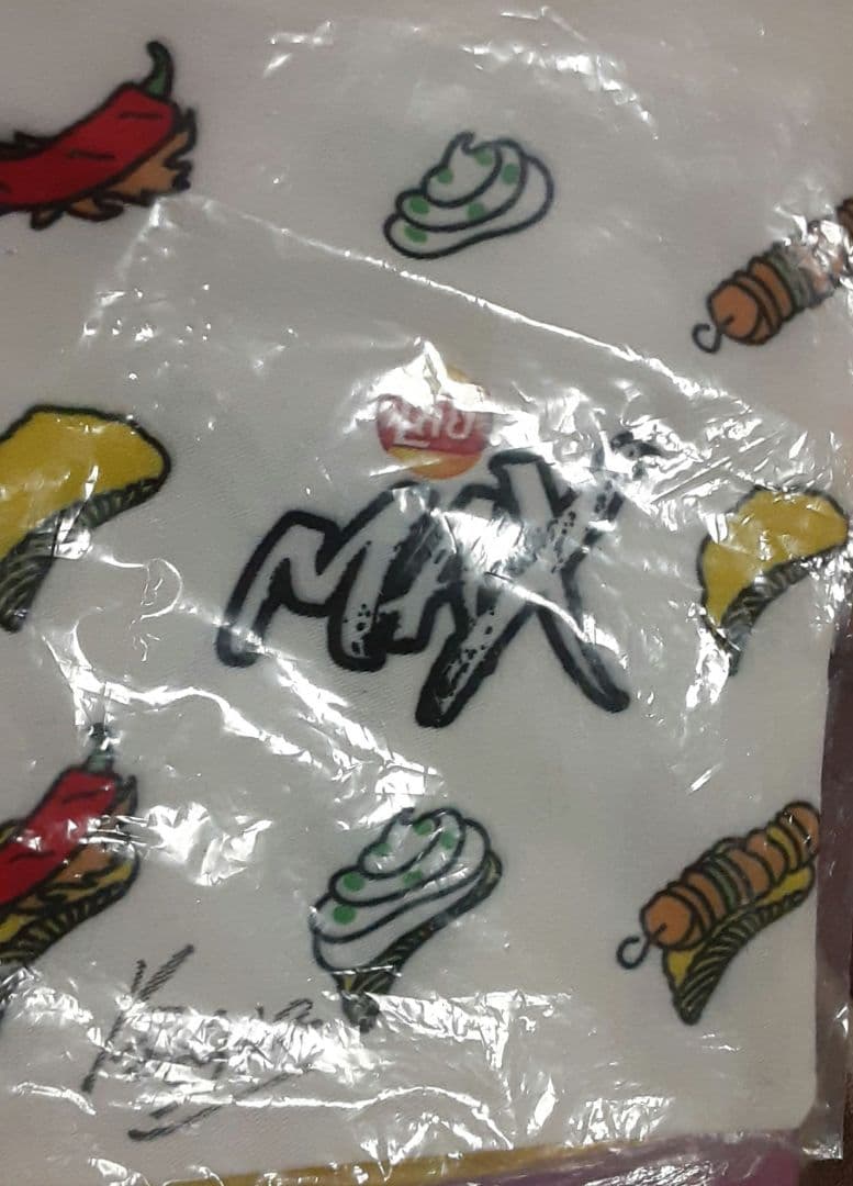 Lays 巾着　bright サイン