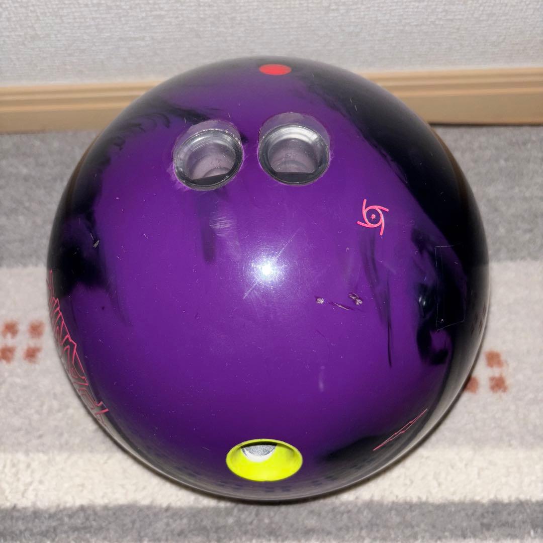 ボウリングボール　バイトパニック　中古　ストーム　紫