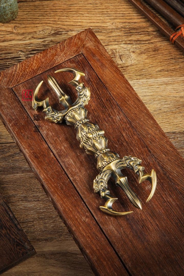 【修縁堂】真言宗 チベット密教 五大明王 三鈷杵 仏教法具