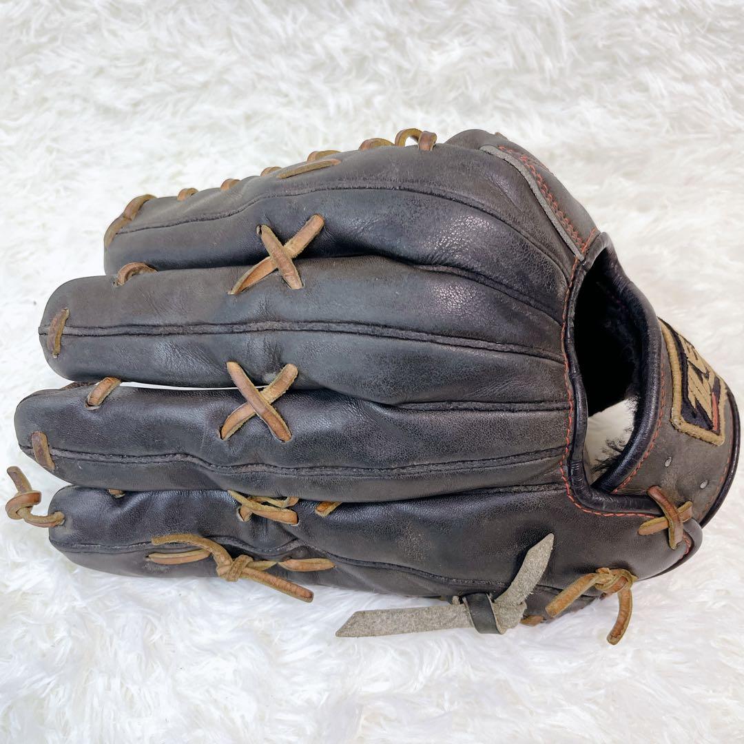 人気商品✨ZETT プロステイタス 硬式 外野手用グローブ 刺繍 ブラック