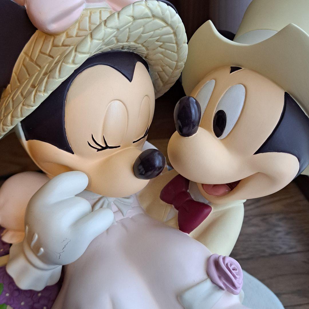 ディズニー ミッキー ミニー ウェディング フィギュア スタチュー