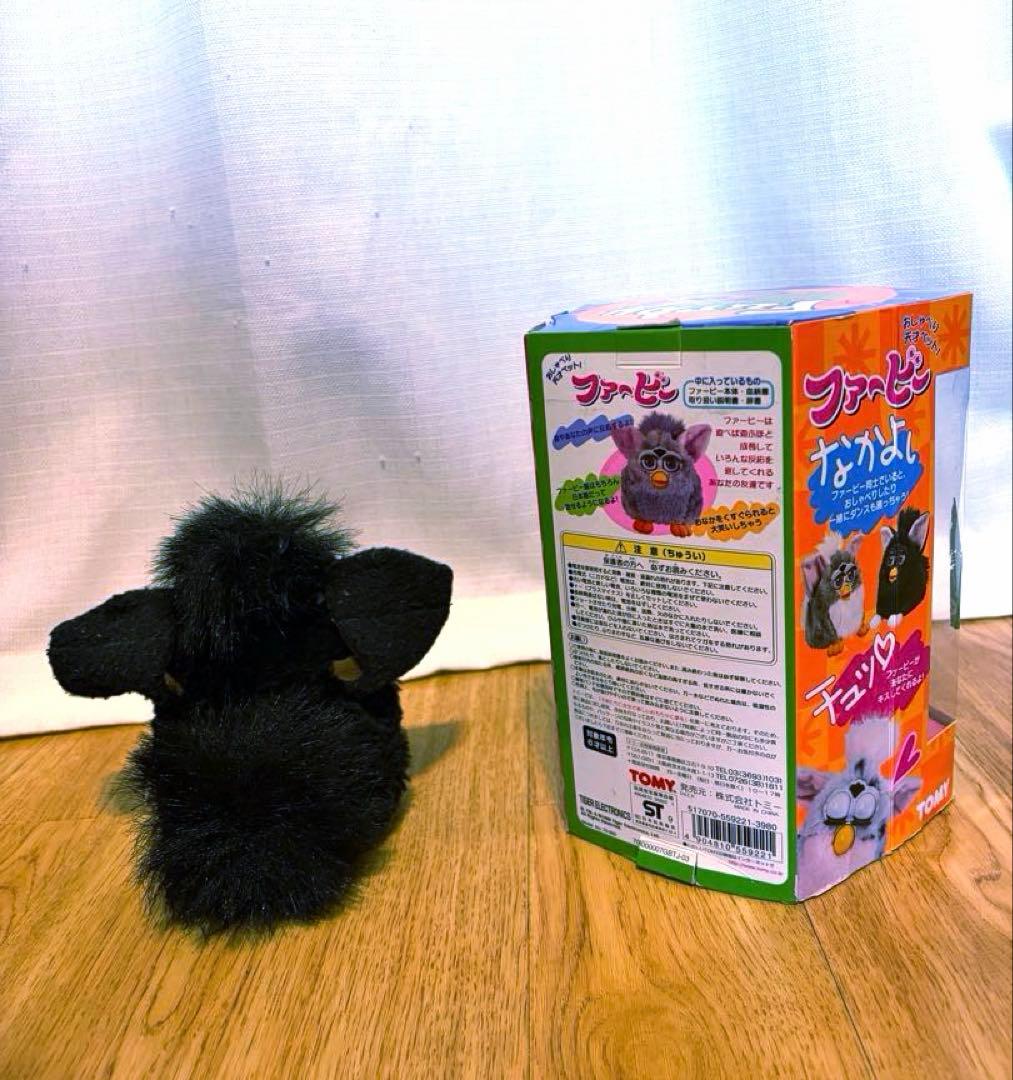【動作確認済み】 初代ファービー 黒x茶色