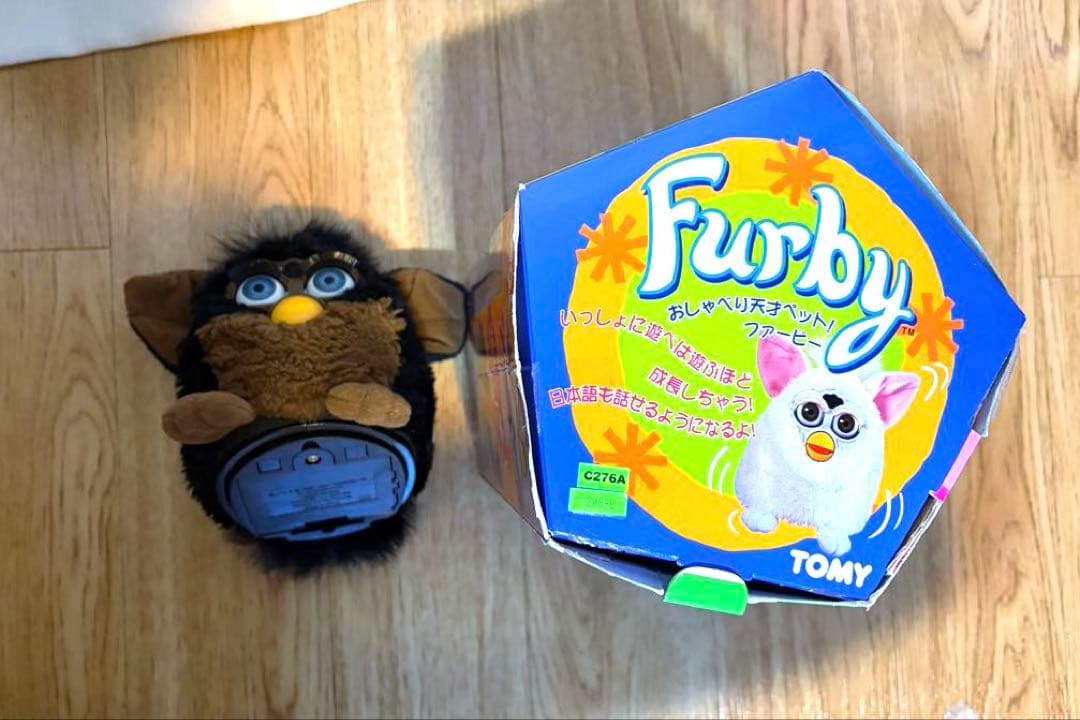 【動作確認済み】 初代ファービー 黒x茶色
