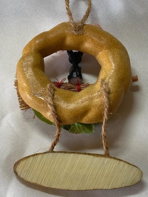 【超希少/約30年前】ジブリ 魔女の宅急便 パンリース WELCOME看板 ジジ