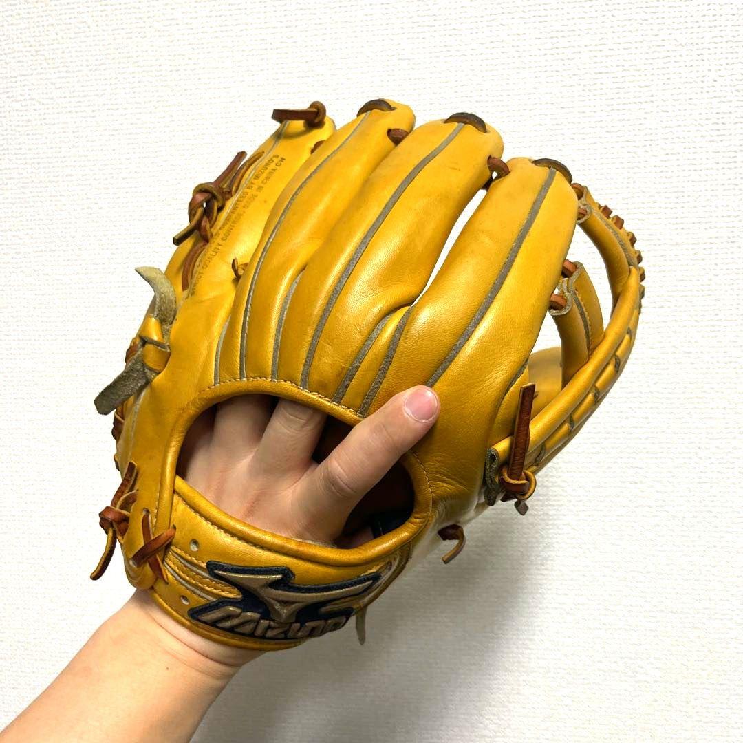 989 ミズノ グローバルエリート 型抜群 即戦力 硬式 内野手用グローブ