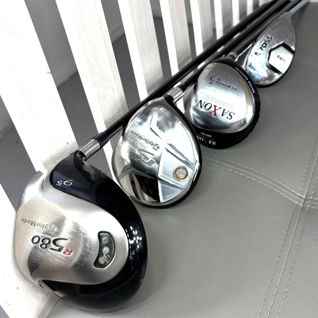 本格派 メンズゴルフクラブ 14本 フルセット テーラーメイド adidas