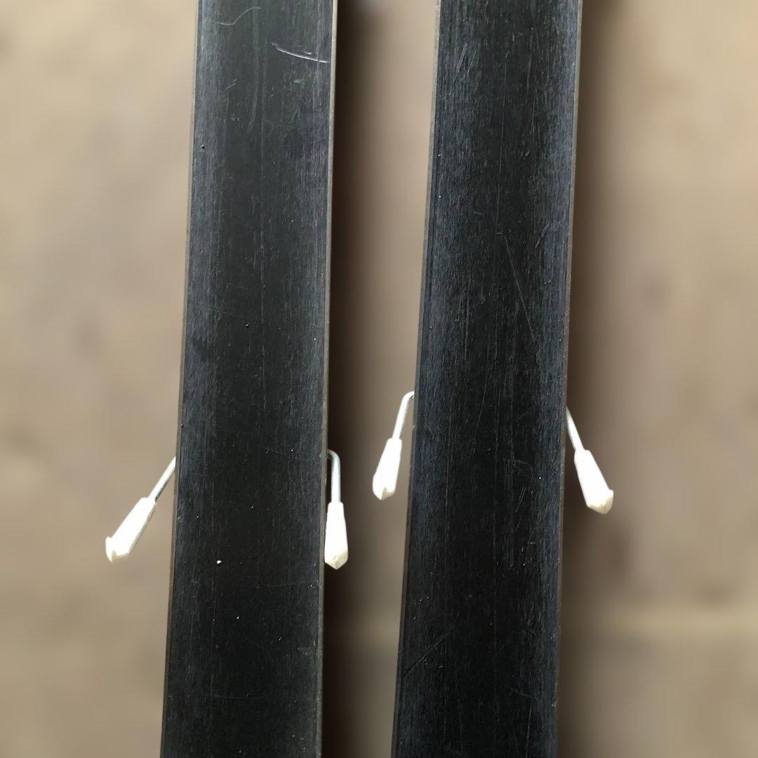 ジュニアスキーセット　スキー板／ビンディング／ポール／ホルダーベルト　ピンク花柄