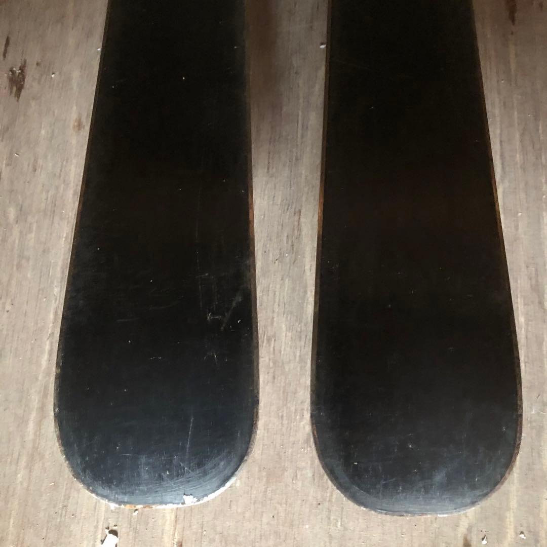 ジュニアスキーセット　スキー板／ビンディング／ポール／ホルダーベルト　ピンク花柄