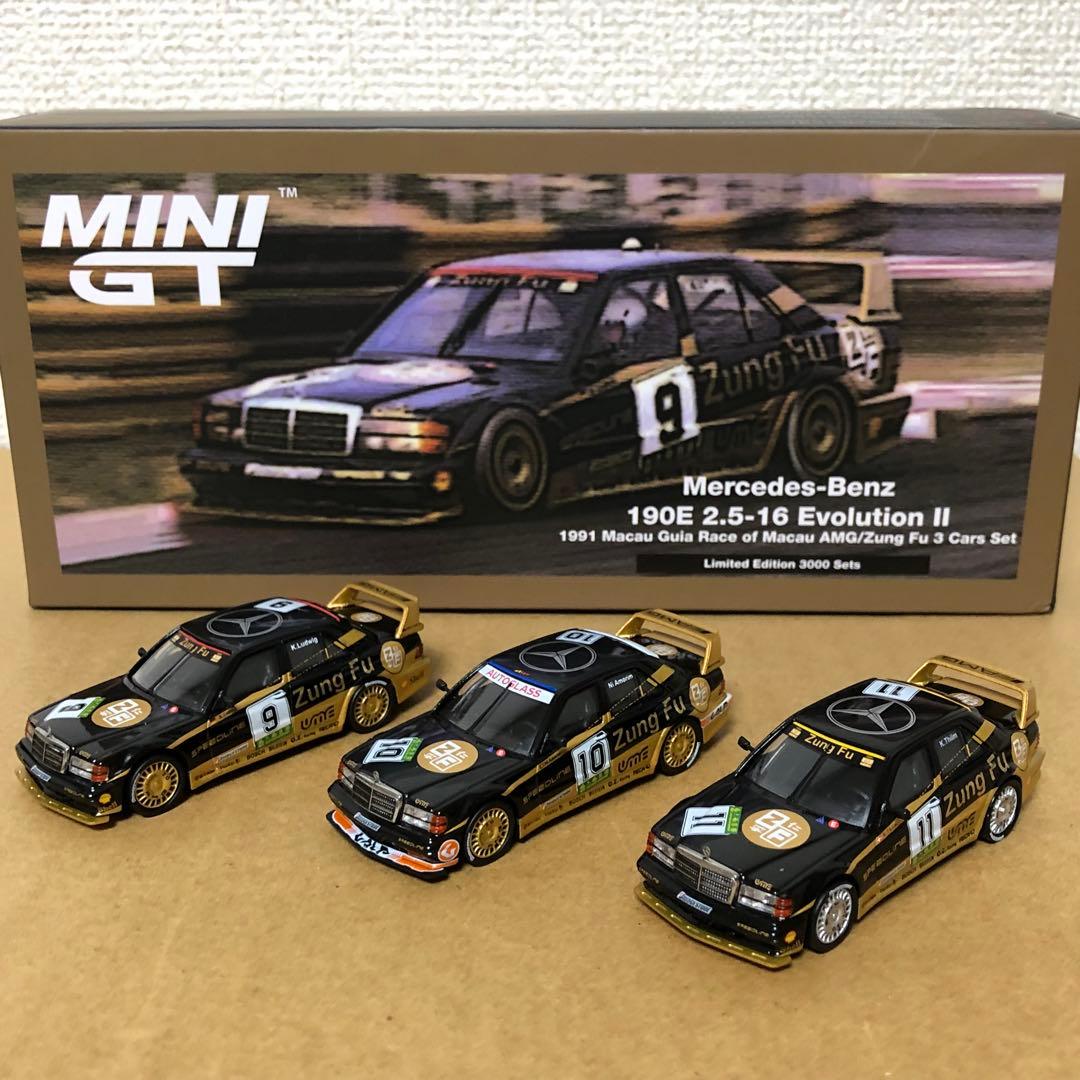 ミニGT MGTS0003　メルセデスベンツ 190E 2.5-16　3台セット