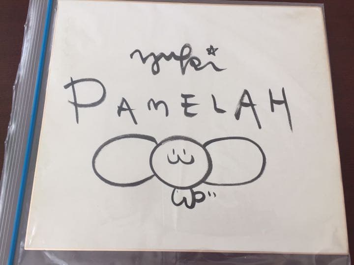 ★PAMELAH  水原由貴 サイン色紙
