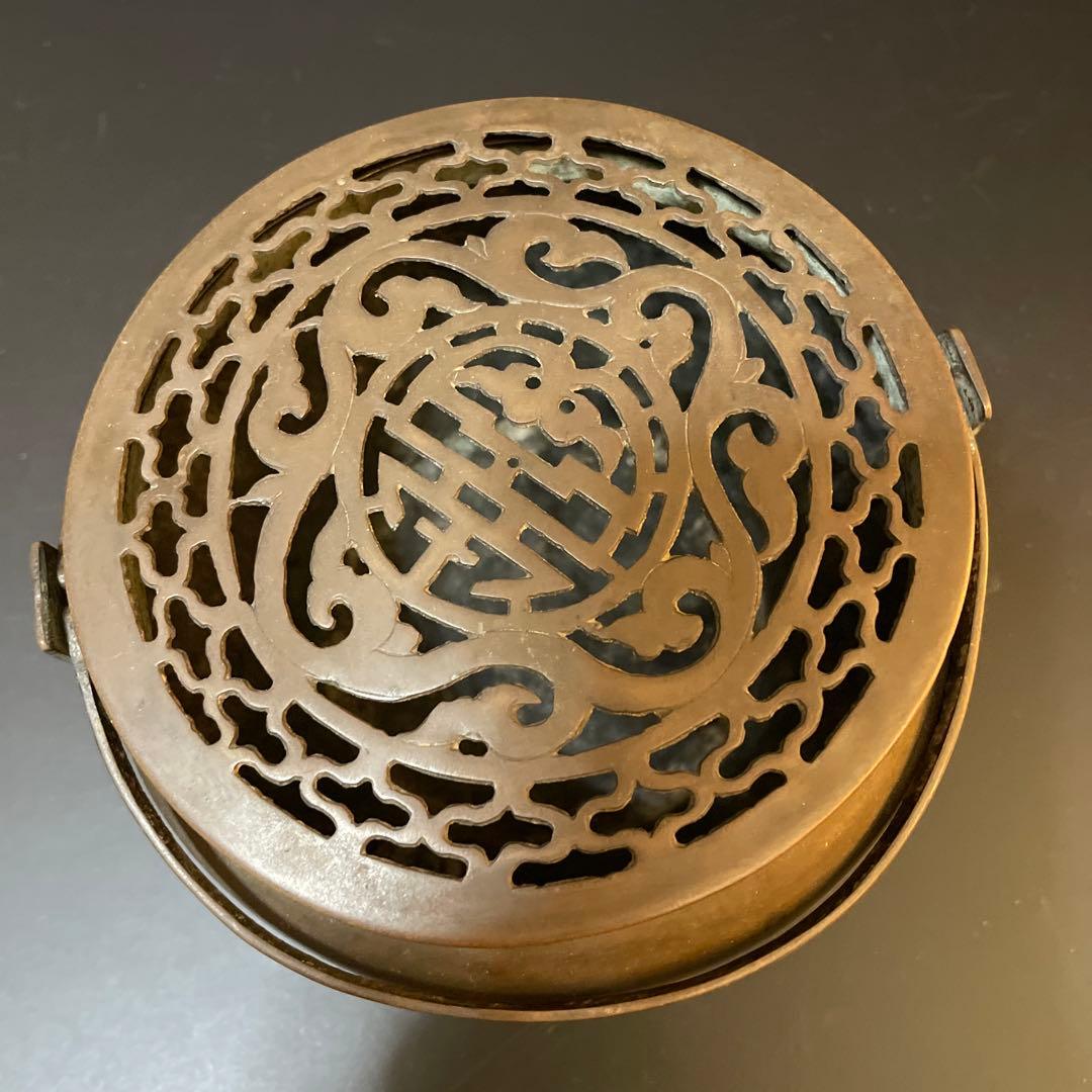 李朝　古銅　香炉　１７９６年製