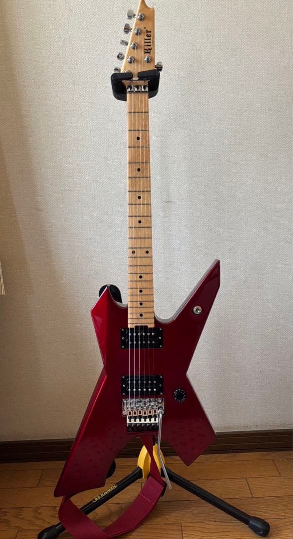 美品 Killer KG-Exploder Ⅱ ギター　変形　デリシャスレッド