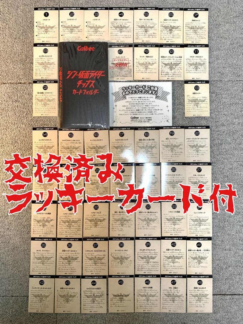 【フルコンプ】シン仮面ライダーカード