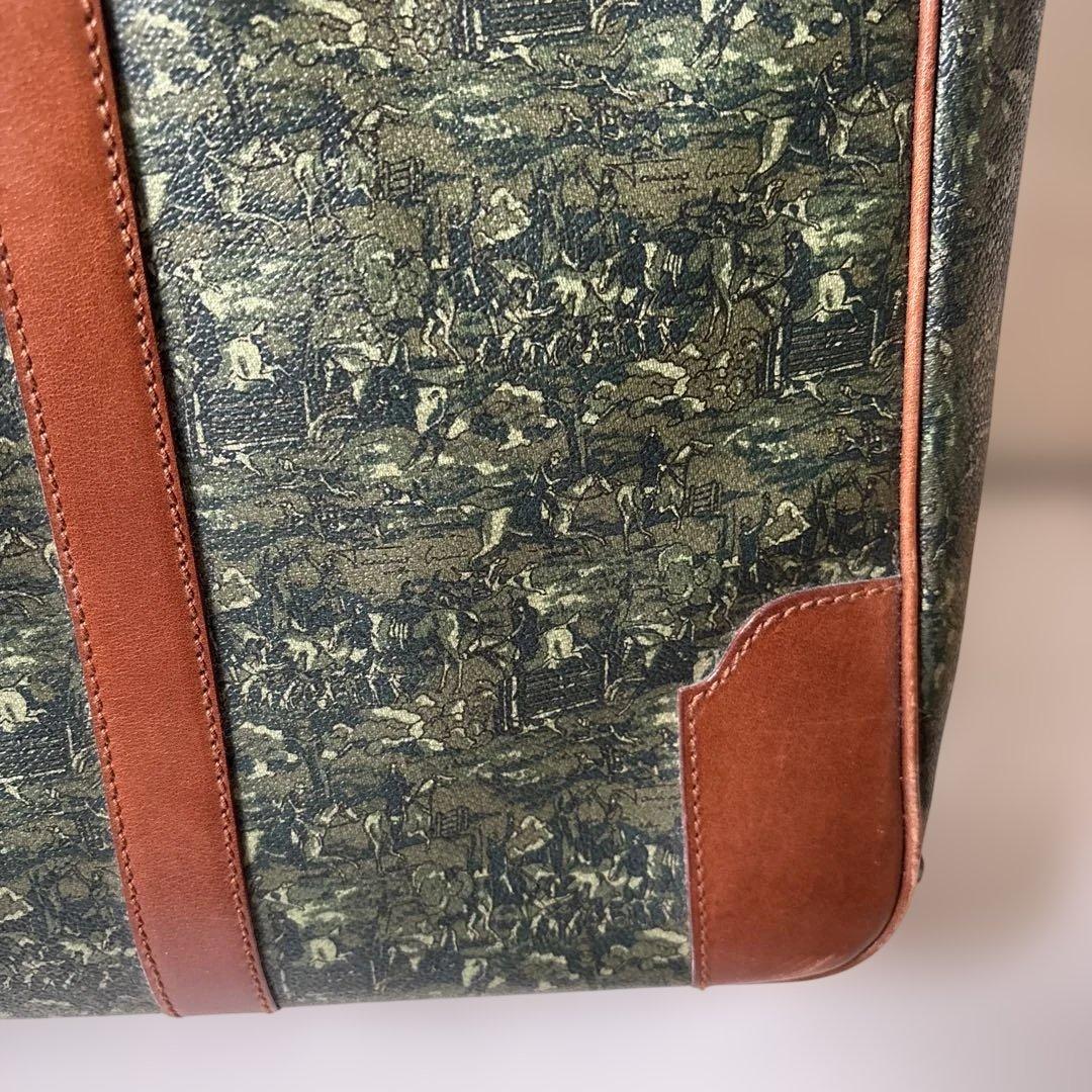 ＊柄希少・廃盤TANINO CRISCIボストンバッグ グリーン新品・未使用＊