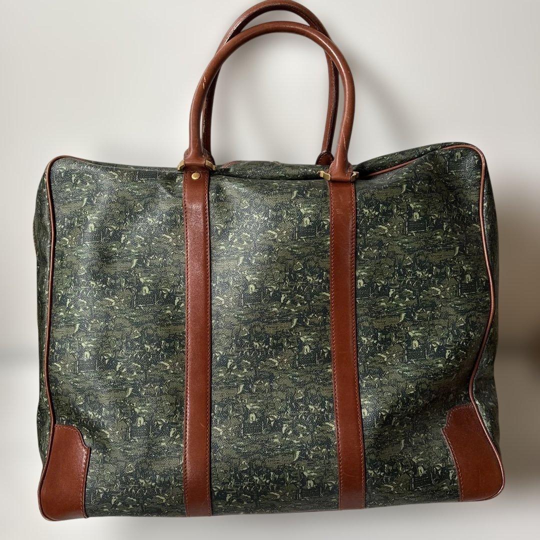 ＊柄希少・廃盤TANINO CRISCIボストンバッグ グリーン新品・未使用＊