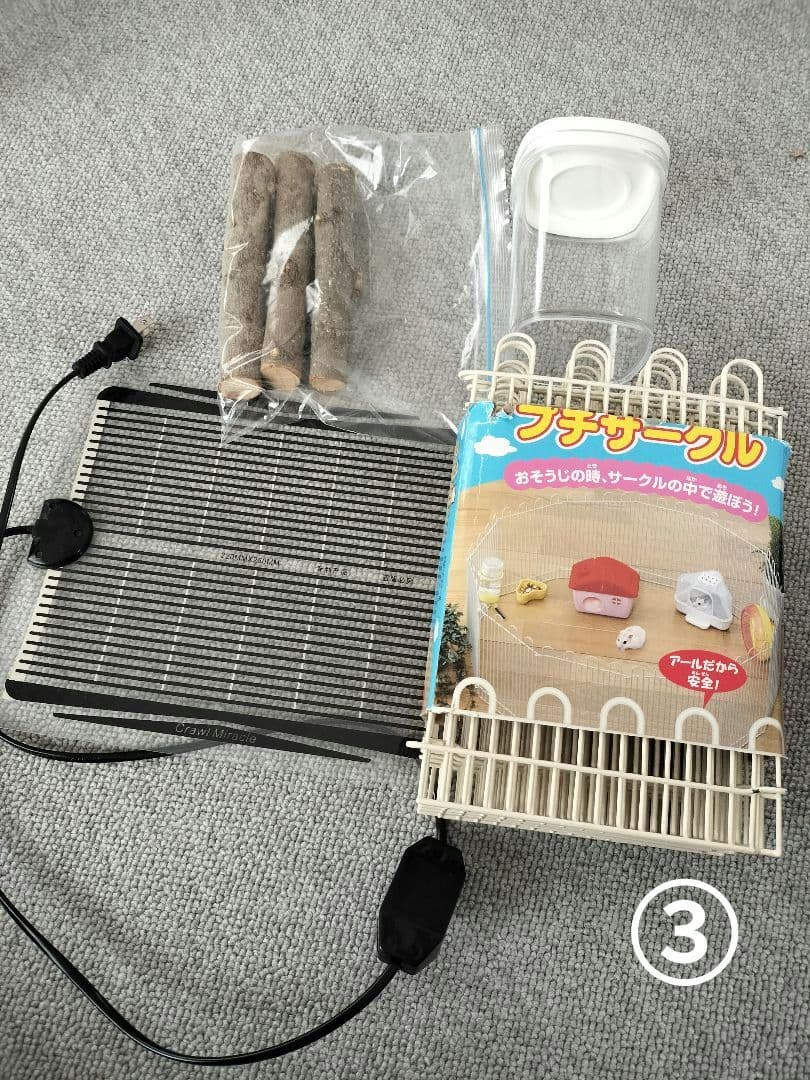 グラスハーモニー大小　餌　砂　今すぐ飼えるセット