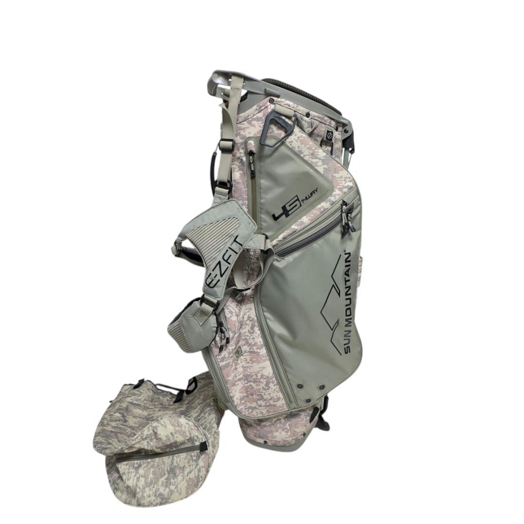 超希少 サンマウンテン 迷彩 14分割 スタンド キャディバッグ カモフラージュ